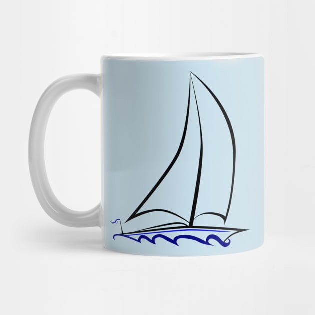 Nautical Sail Away by macdonaldcreativestudios